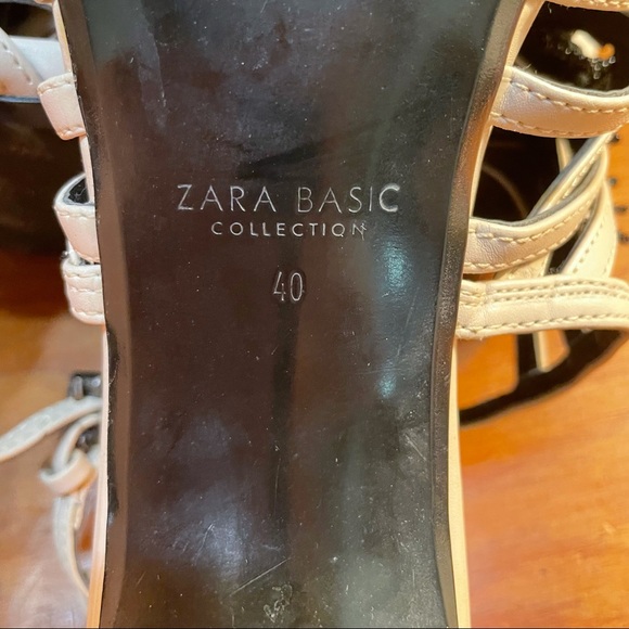 Zara, 40/9.5, like new, beaded heels - Picture 8 of 8